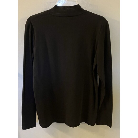 Croft & Barrow Mens Black Mock Neck Tee Size Large NWT - Picture 7 of 7
